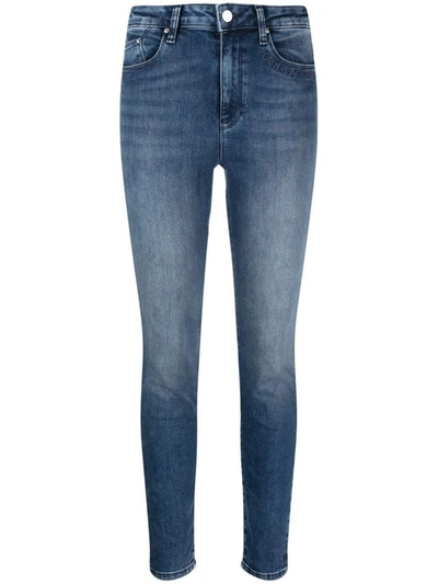 Karl Lagerfeld High Waist Skinny Denim Pants In D31