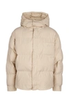 Jacquemus Beige Puffer Jacket In 130