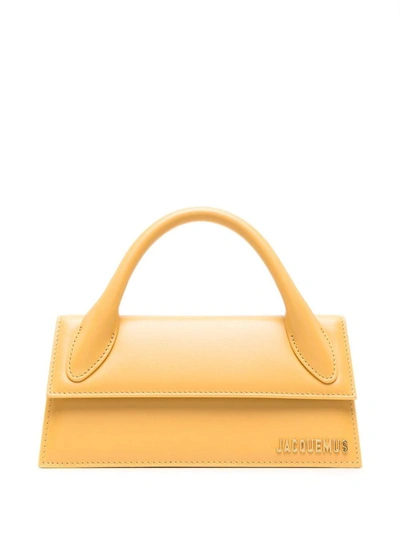 Jacquemus Le Chiquito Long Handbag In Yellow