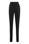 Jacquemus Le Pantalon Tibau Wool Twill Flare Pants In Black