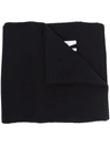Dsquared2 Printed Logo Scarf In Black