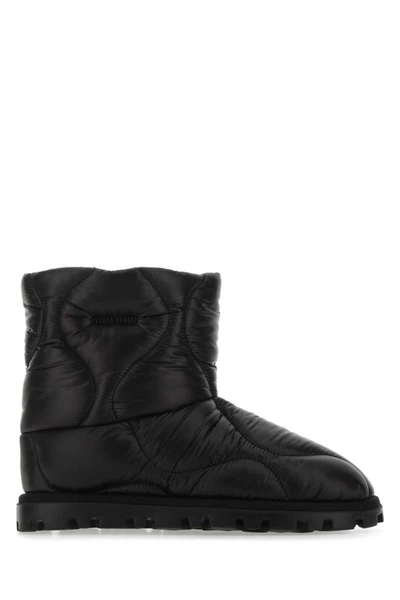 Miu Miu Boots In Black