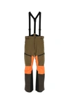 Moncler Army Green Stretch Nylon Ski Pant In Green