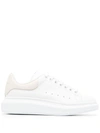 Alexander Mcqueen Oversized Low-top Sneakers In Whitvanila