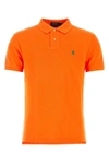 Polo Ralph Lauren Orange Piquet Polo Shirt In Orange