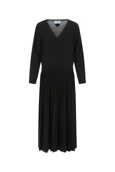 Prada Long Dresses. In Black