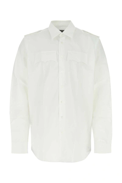 Raf Simons Shirts In White