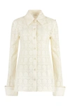 Sportmax Savain Cream Cotton Blend Shirt In Beige