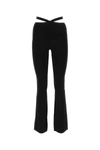 Alexander Wang T T By Alexander Wang Cross Leggings With Logo In Black