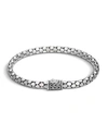 John Hardy Dot Sterling Silver Small Chain Bracelet In Sterling Silver