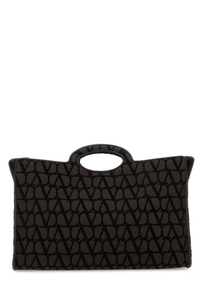 Valentino Garavani Shopper Aus Monogramm-jacquard In Multicolore