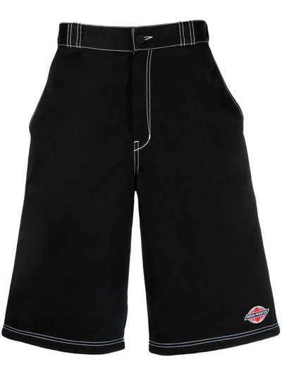 Heron Preston Cotton Canvas Shorts In Black