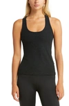 Beyond Yoga Spacedye Step Up Racerback Tank In Darkest Night