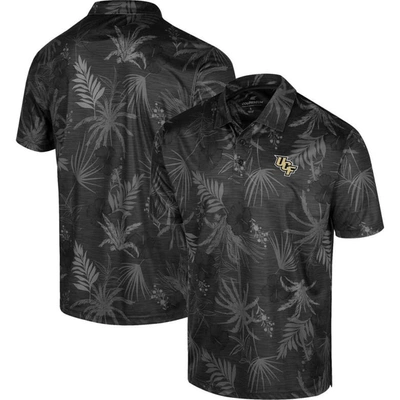 Colosseum Black Ucf Knights Palms Team Polo