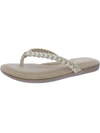 Cliffs By White Mountain Freedom  Womens Braided Slip On Thong Sandals In Multi
