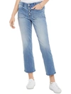 Nydj Womens Straight Mid-rise Ankle Jeans In Multi