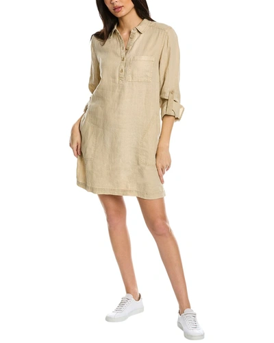 Michael Stars Eleanor Popover Collared Short Shirtdress In Seacrest