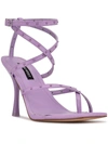 Nine West Lady 3 Womens Studded Thong Heels In Multi