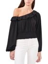 RILEY & RAE WOMENS RUCHED DRAPE OFF THE SHOULDER