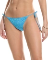 Ramy Brook Lesia Reversible Bikini Bottom In Blue