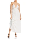 Rebecca Taylor Womens Halter Long Maxi Dress In Multi