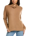 Michael Stars Frida Mock Neck Sweater In Brown