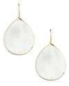 IPPOLITA JUMBO STONE TEARDROP EARRINGS IN 18K GOLD,PROD196390055