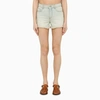Ami Alexandre Mattiussi Denim Mini Skirt In Blue