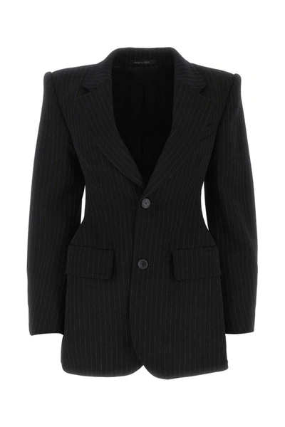 Balenciaga Women's Wool Blazer In Black