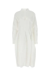 Bottega Veneta Viscose Blend Midi Dress In White