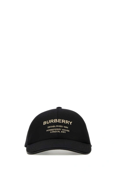 Burberry Hats And Headbands In Black