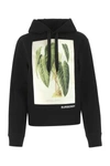 Burberry Printed Hooded Sweatshirt In Black
