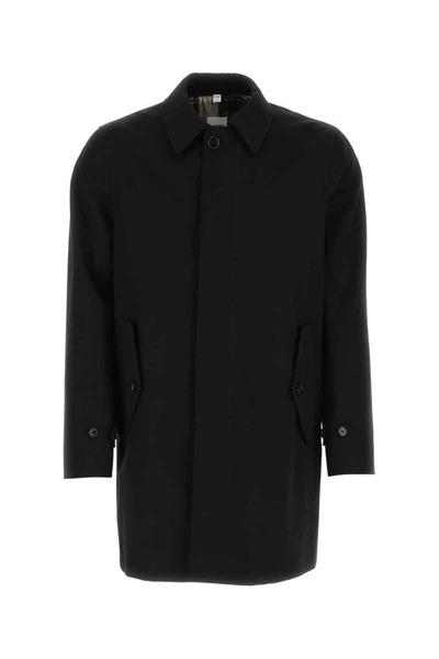 Burberry Camden Trench Coat In Black