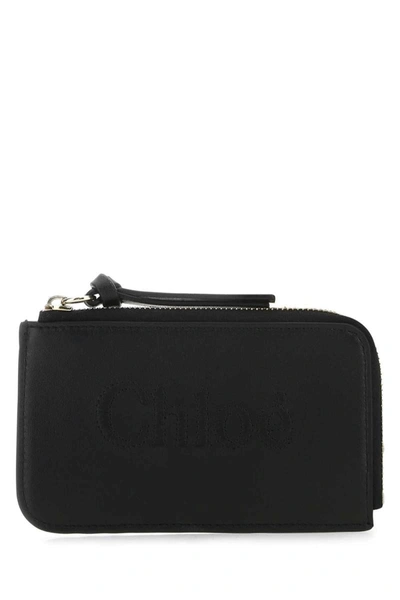 Chloé Chloe Wallets In Black