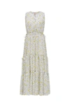 Hugo Boss Boss  Dabeala Maxi Dress In Multicolor
