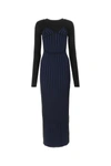 Dion Lee Two-tone Corset Dress In Blue