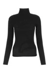 Dion Lee Black Stretch Wool Blend Top In Black