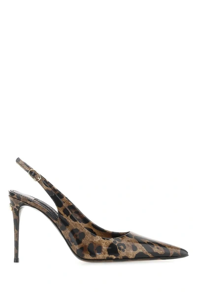 Dolce & Gabbana Heeled Shoes In Animal Print