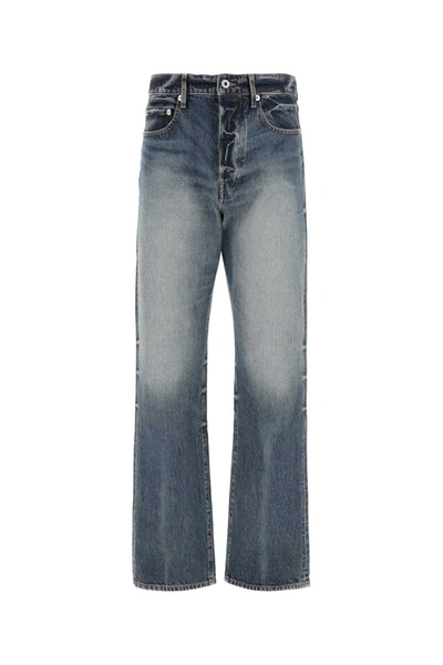 Kenzo Denim Cotton Jeans In Blue