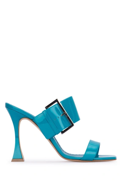 Manolo Blahnik Heeled Shoes In Turq