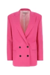 Philosophy Di Lorenzo Serafini Double-breasted Stretch-wool Blazer In Pink