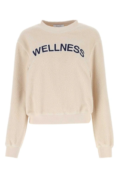 Sporty And Rich Sporty & Rich Sweatshirts In Beige O Tan