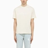 Sunnei Logo Print Crewneck T-shirt In Beige