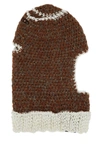 Vitelli Contrasting Trimmings Knitted Balaclava In Multicoloured