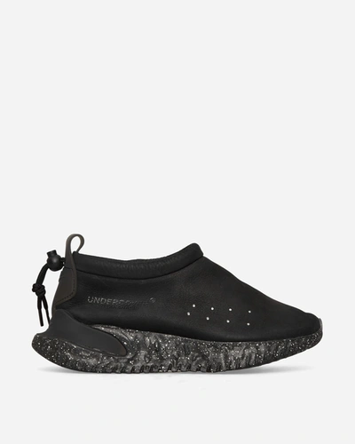 Nike Undercover Moc Flow Sp Rubber-trimmed Suede Slip-on Trainers In Black