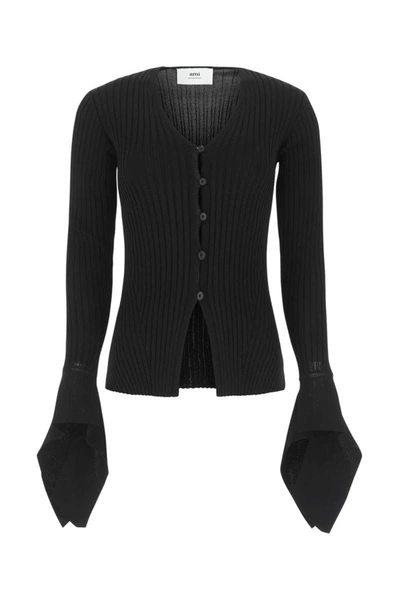 Ami Alexandre Mattiussi Ami Knitwear In Black