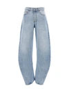 Off-white Bleach Twist Banana Jeans