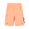 Dior Designer Cotton Shorts In Yellow And Orange For Men In Yellow &amp; Orange