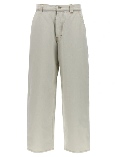 MAISON MARGIELA WIDE GAMPA JEANS WHITE