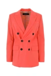 Dsquared2 Dsquared Women Coral Stretch Polyester Blend New York Blazer In Red